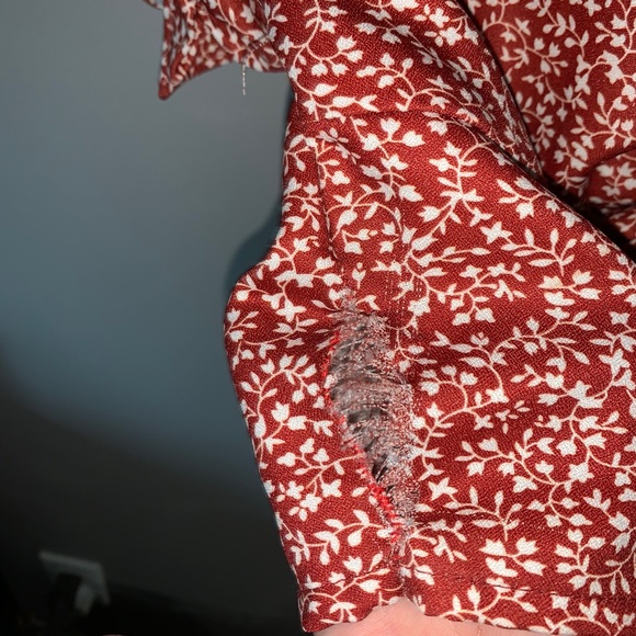 Foral cropped blouse - Picture 3 of 3